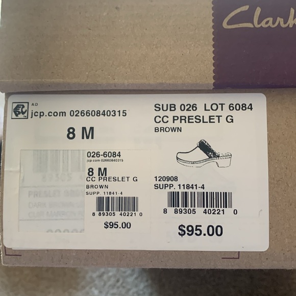 Clarks Clogs NWT - Picture 6 of 9